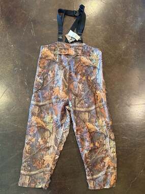 Cabela's Warp Knit Rainwear Bibpants Advantage Timber Camo XL